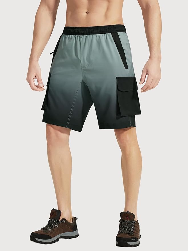 VAYAGER SPORTS Men's Mountain Bike Shorts 3D Padded Bicycle MTB Shorts