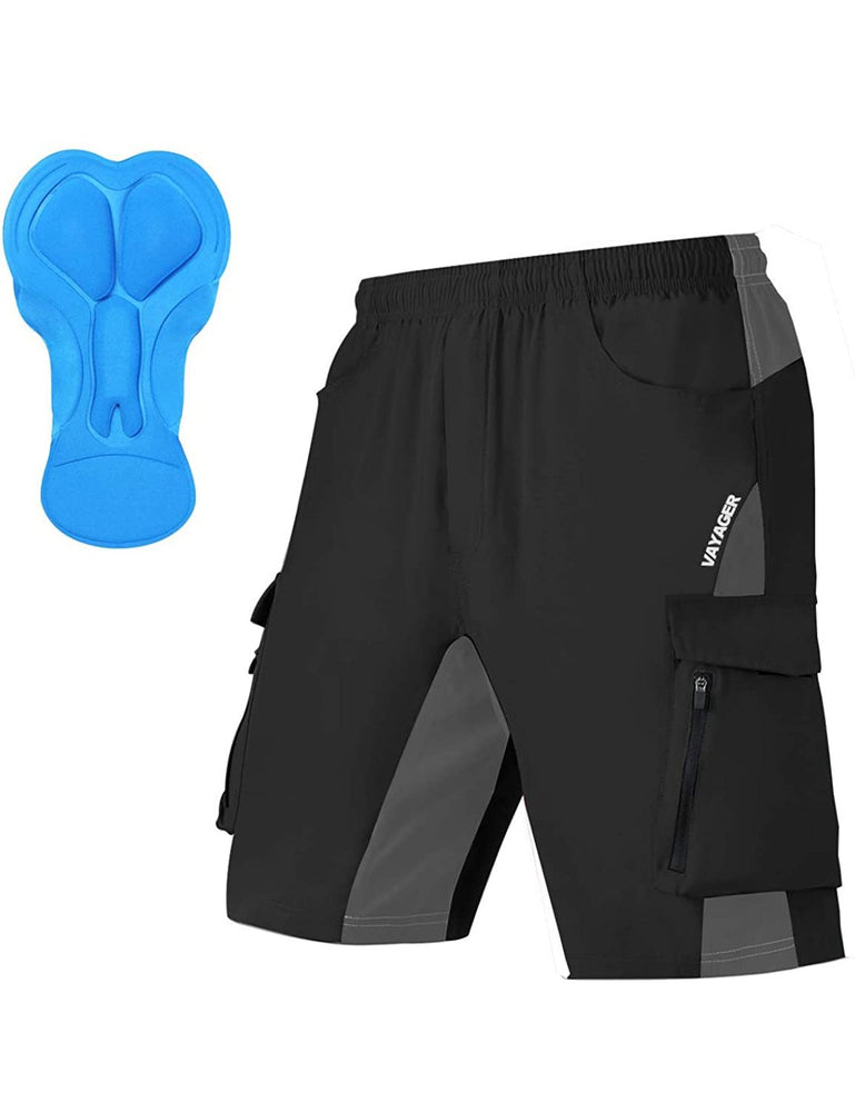 Men's 3D Padded Mountain Bike Shorts - Vayager Sports