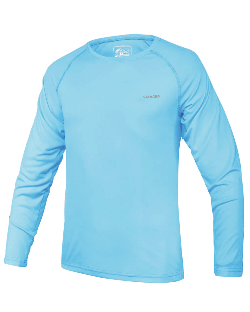 VAYAGER SPORTS Boy's Sun Protection UPF 50+ Shirt Rash Guard Swim Shirts Long Sleeve