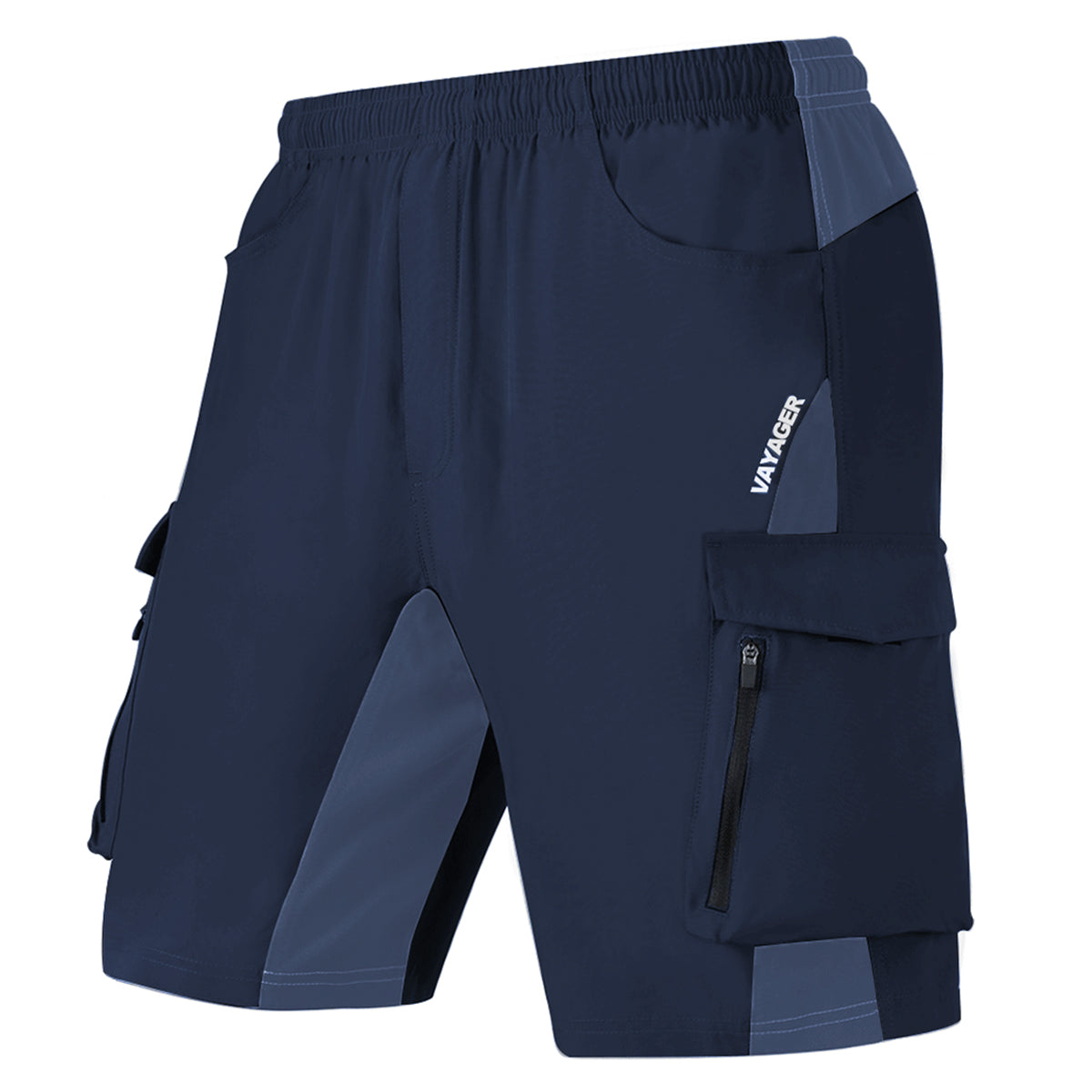 Men's Hiking Cargo Shorts Lightweight Multi Pocket Casual Outdoor Travel Shorts