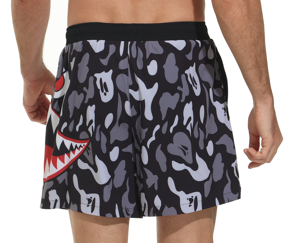 VAYAGER SPORTS Men's Swim Trunks with Compression Liner - 5 Inch Quick Dry Swim Shorts