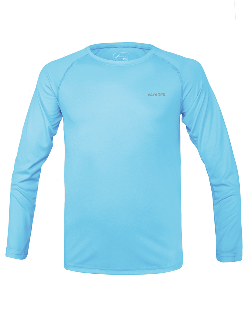 VAYAGER SPORTS Boy's Sun Protection UPF 50+ Shirt Rash Guard Swim Shirts Long Sleeve