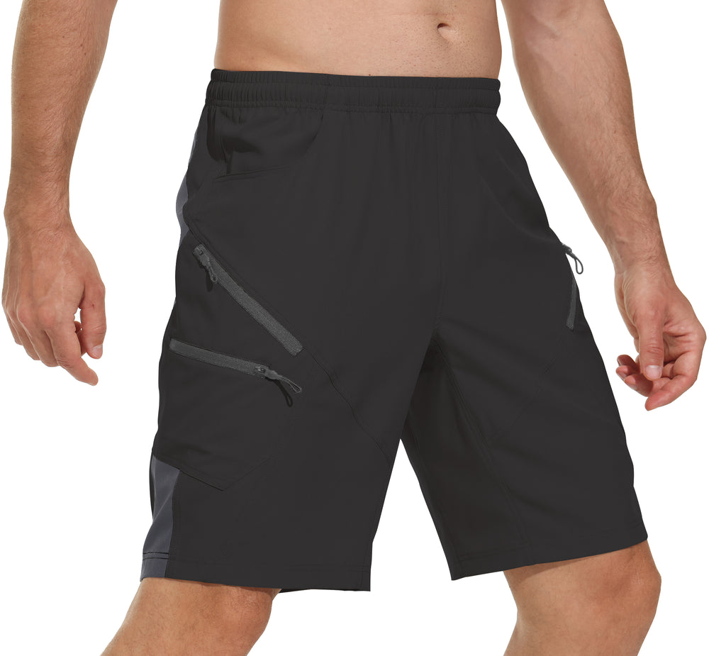 VAYAGER Men's Hiking Shorts Lightweight Full Elastic Waist Outdoor Car –  Vayager Sports