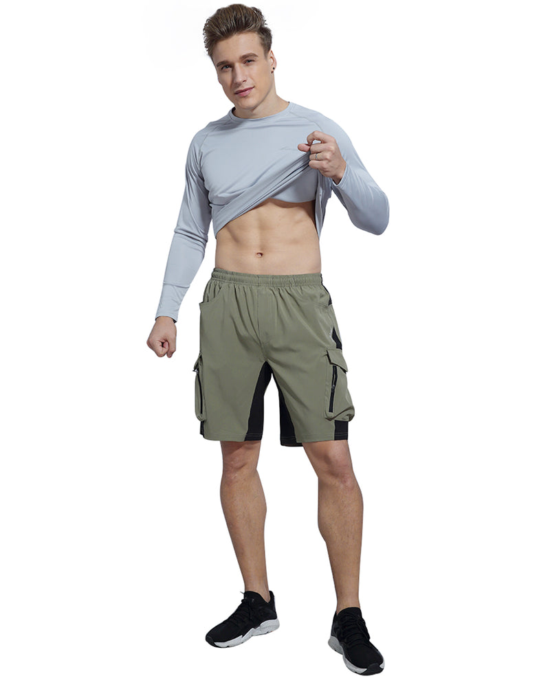 VAYAGER SPORTS Men's Mountain Bike Shorts 3D Padded Bicycle MTB Shorts