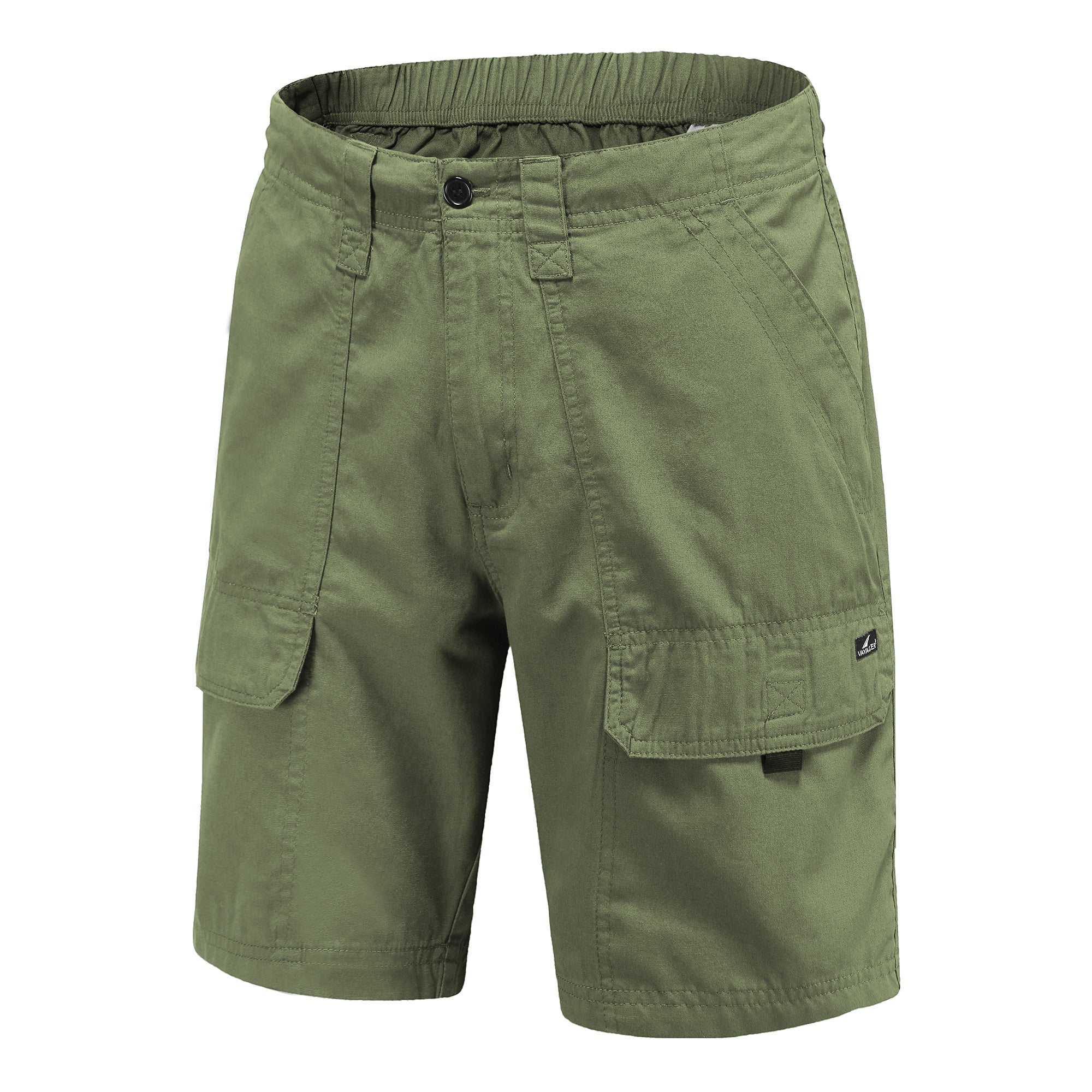 Men's Cargo Shorts 100% Cotton Lightweight Multi Pocket Casual Outdoor Hiking Shorts